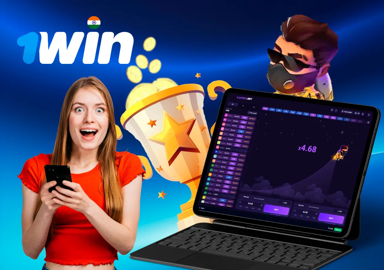 Lucky Jet through the mobile app with convenient registration options